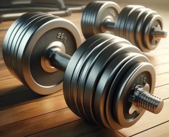 Dumbbells with adjustable weights: Home Workouts